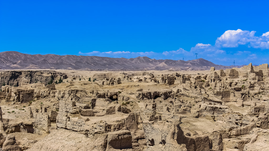 Jiaohe is a ruined city in the Yarnaz Valley by Kar Wai Chan on 500px.com