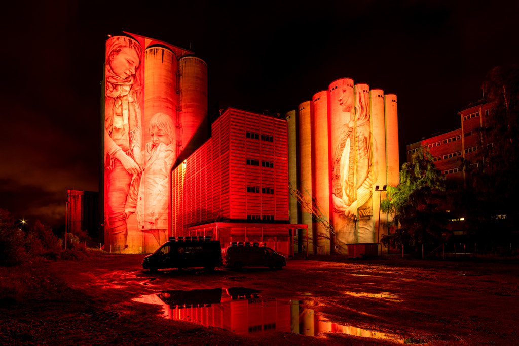 Guido van Helten's mural by Markus Kauppinen on 500px.com