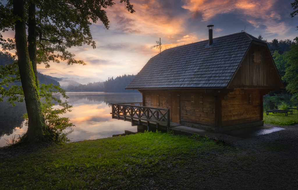 Lake Cabin by Croosterpix  on 500px.com