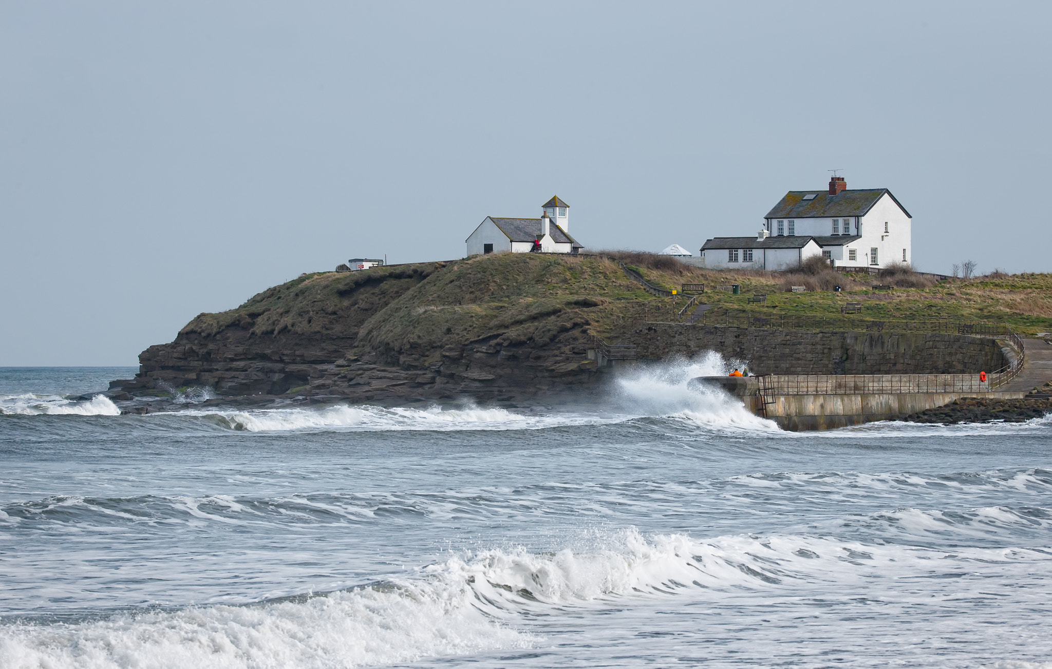 Canon EF 200-400mm F4L IS USM Extender 1.4x sample photo. Rocky, island, seaton, sluice, pier, superstoked photography