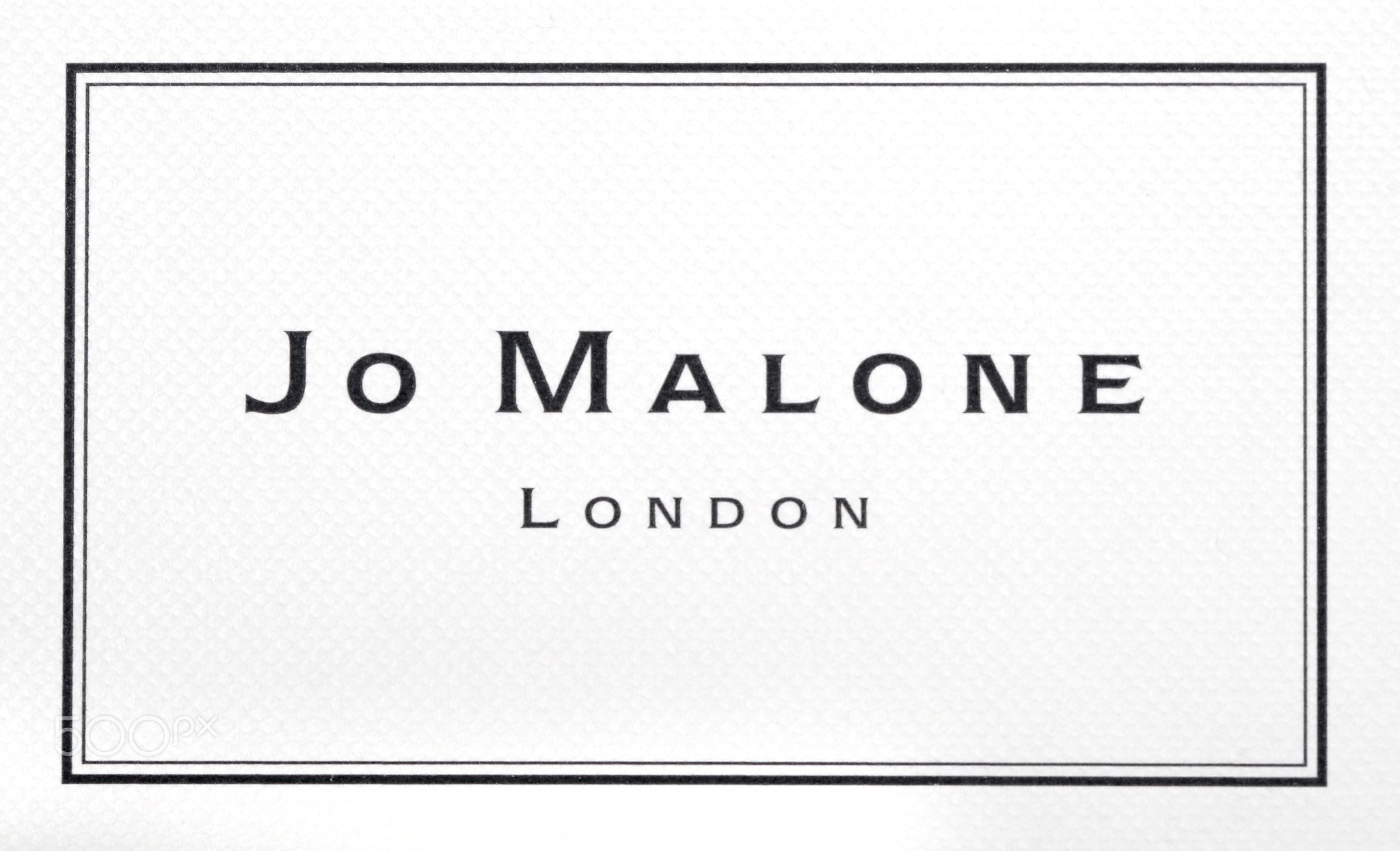 Jo Malone London logo on the branded gift box.