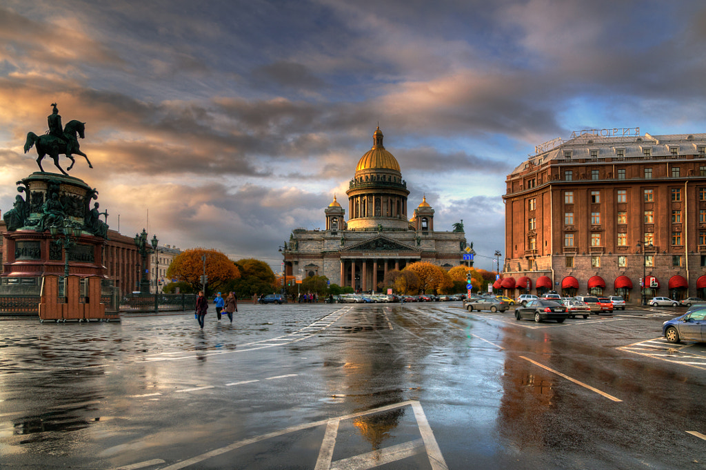 Исаакиевская площадь... by Ed Gordeev on 500px.com