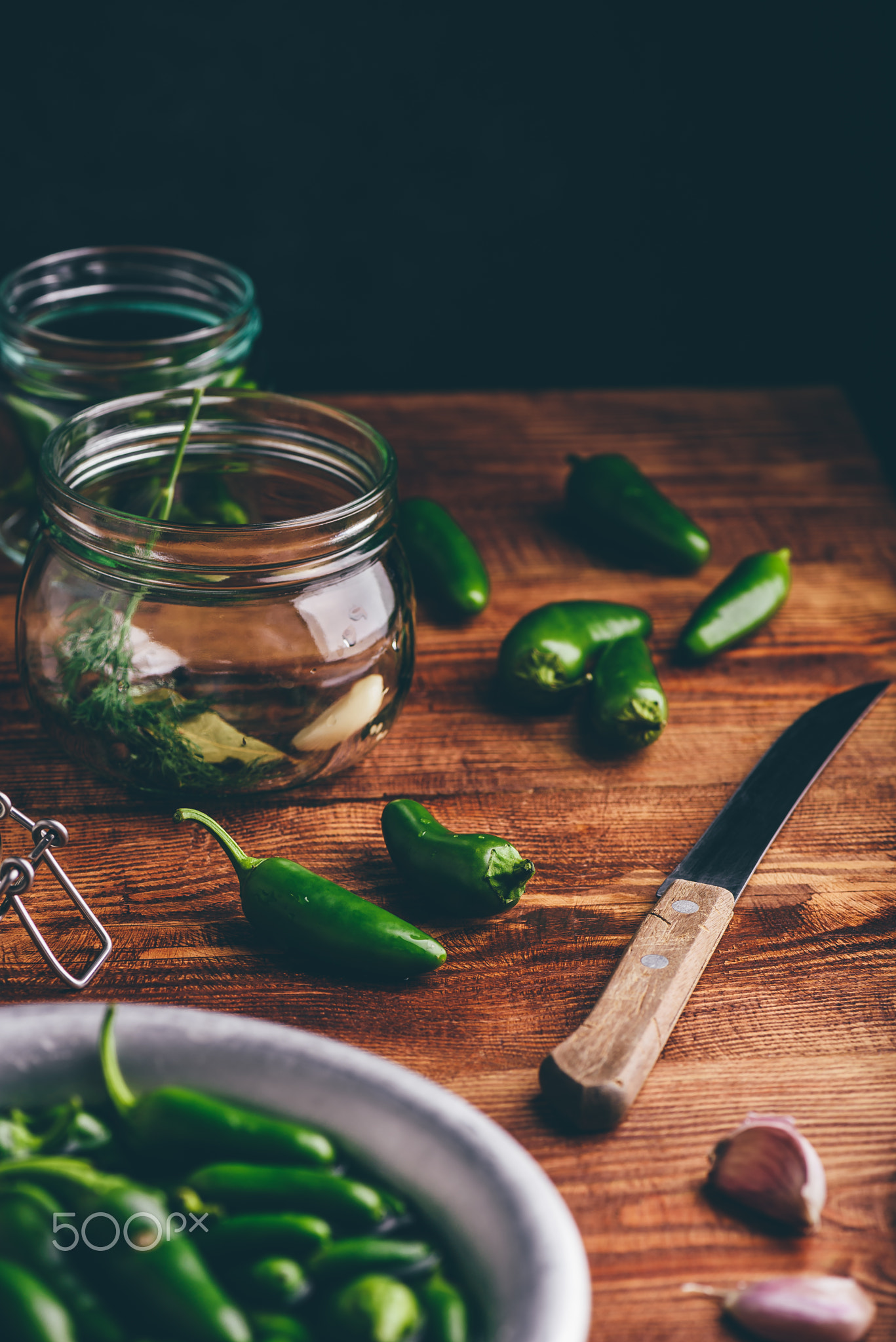 Fresh Jalapeno Peppers for Pickling