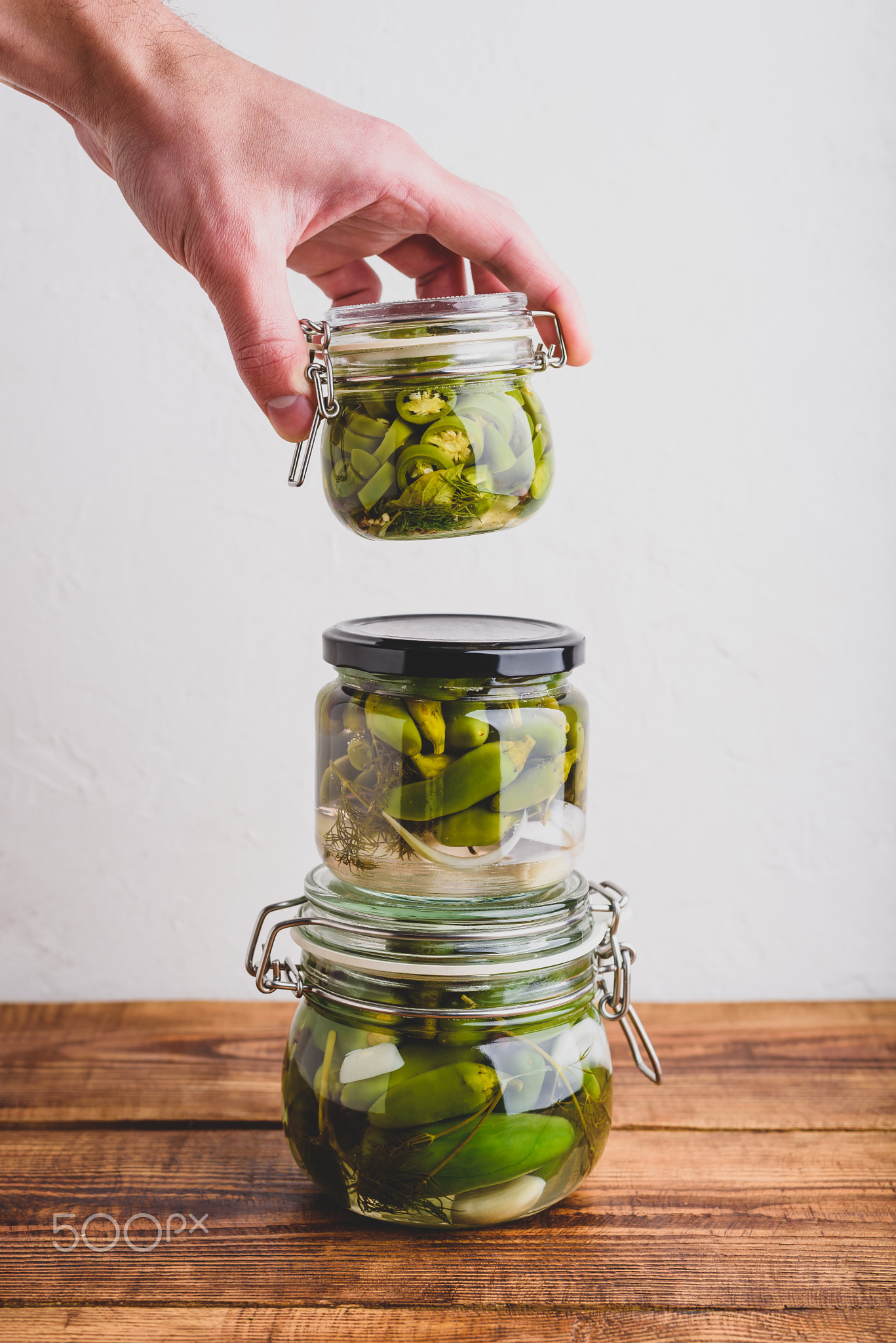 Freshly Pickled Jalapeno Peppers