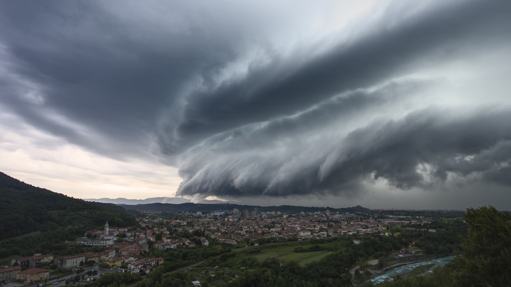 Storm Above City by Jure Batagelj on 500px.com