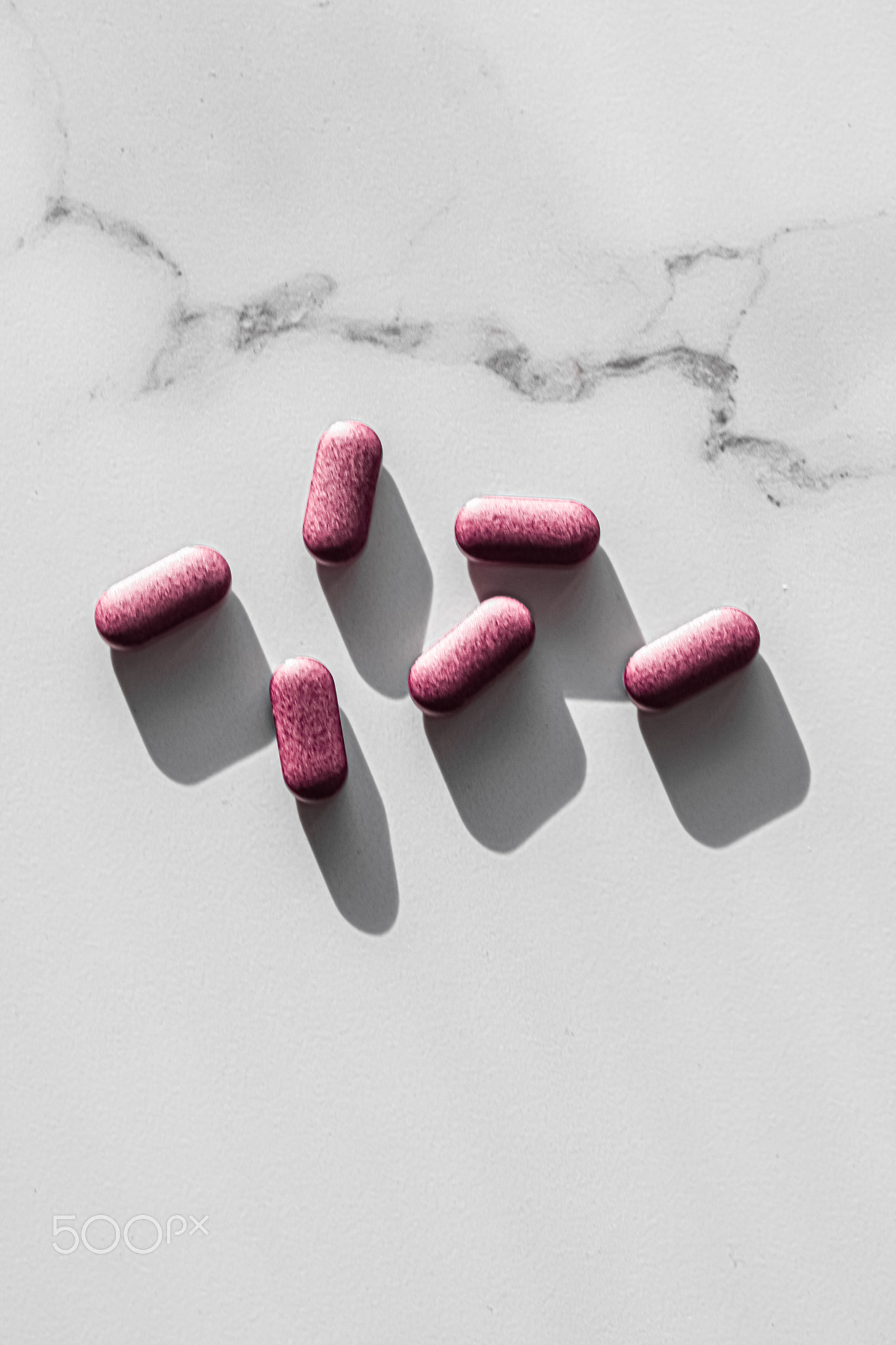 Pink pills as herbal medication, pharma