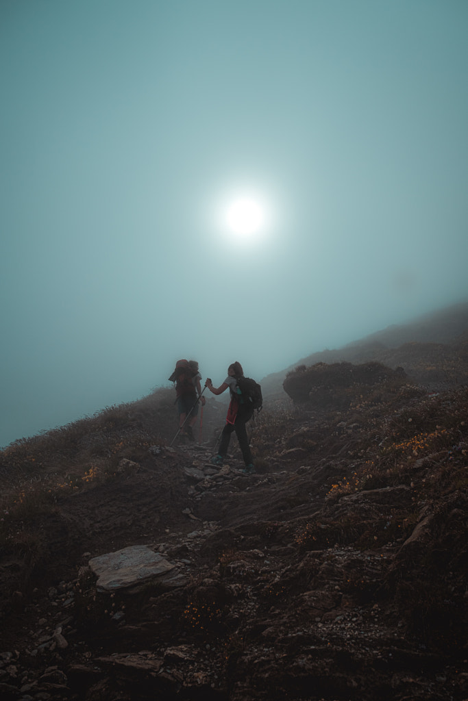 Foggy hike by Francesco Droetto on 500px.com