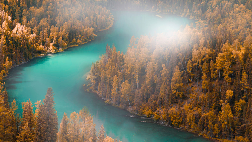 秋意月亮湾 Autumn in Moon Bay by Anthony Huang  on 500px.com