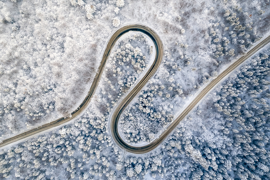 Winter Road by Grzegorz Tatar on 500px.com