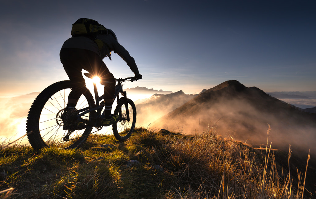The joy of sunset riding by Sandi Bertoncelj on 500px.com