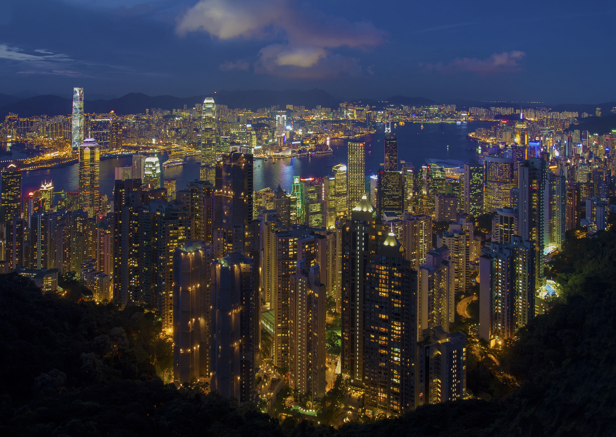 Hong Kong vista from the Peak