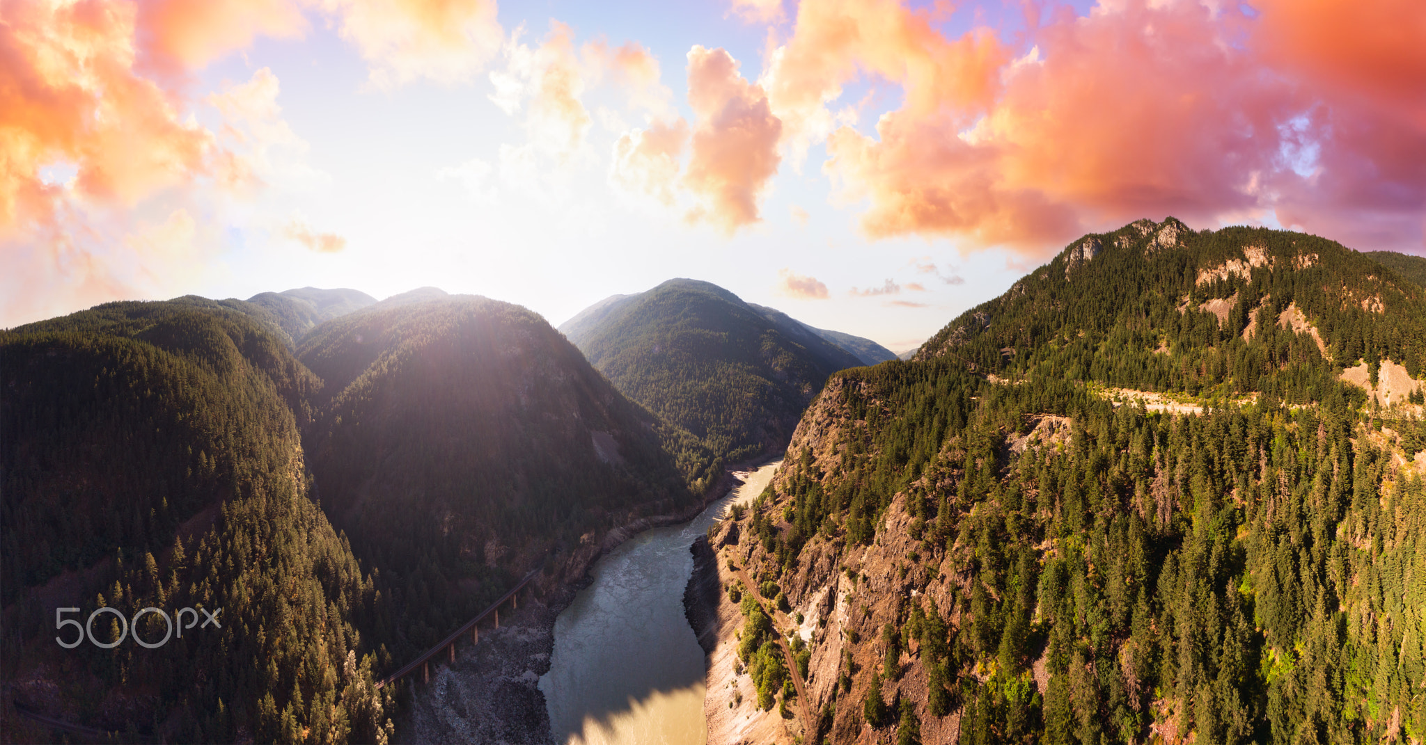 Canadian Aerial Nature View
