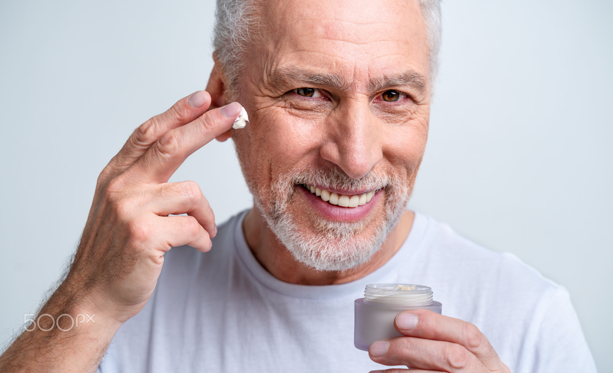 Handsome senior man portrait
