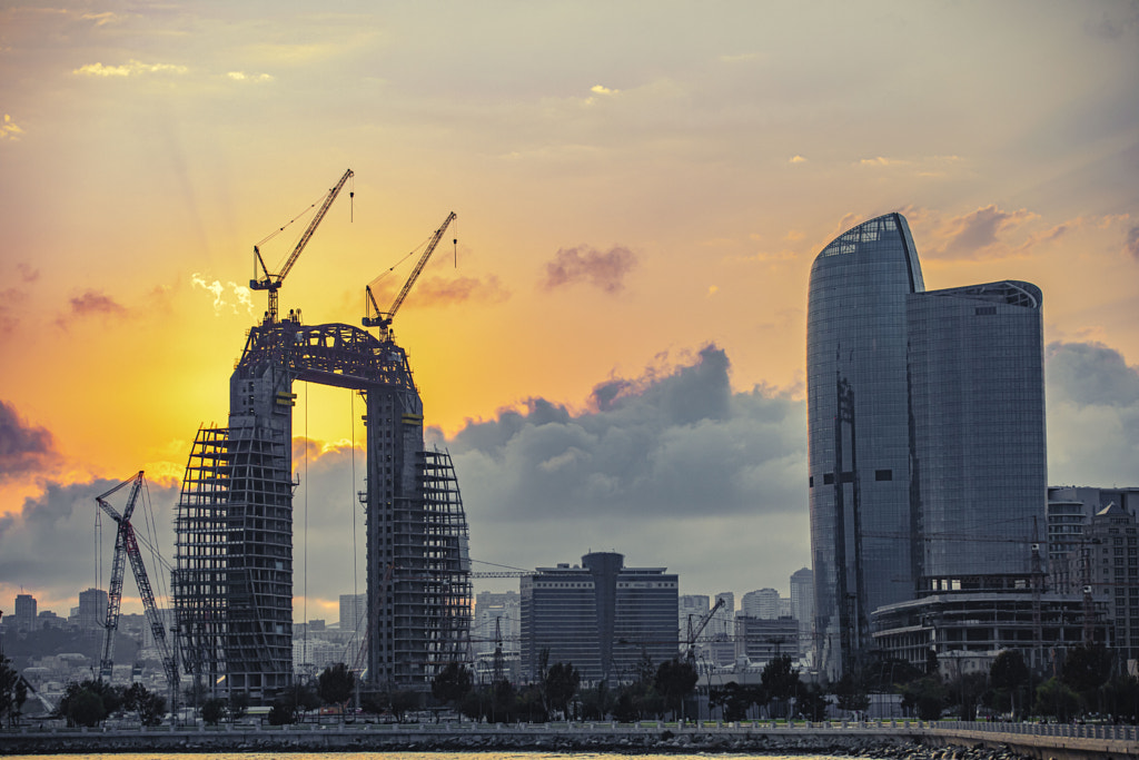 Crescent Bay Baku by Elbey Sadixli on 500px.com