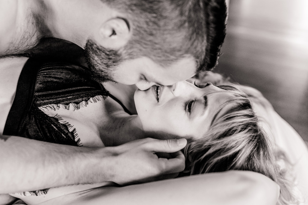 Durham couples boudoir session