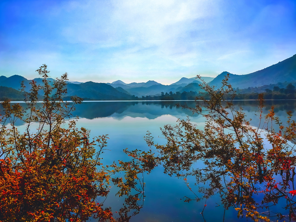 Beautiful Water Reservoir near Mountain  by Jayashankar Majhi on 500px.com