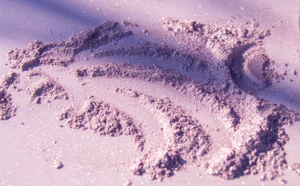 Cosmetic crushed powder lilac or pink. by ClaireLucia on 500px.com