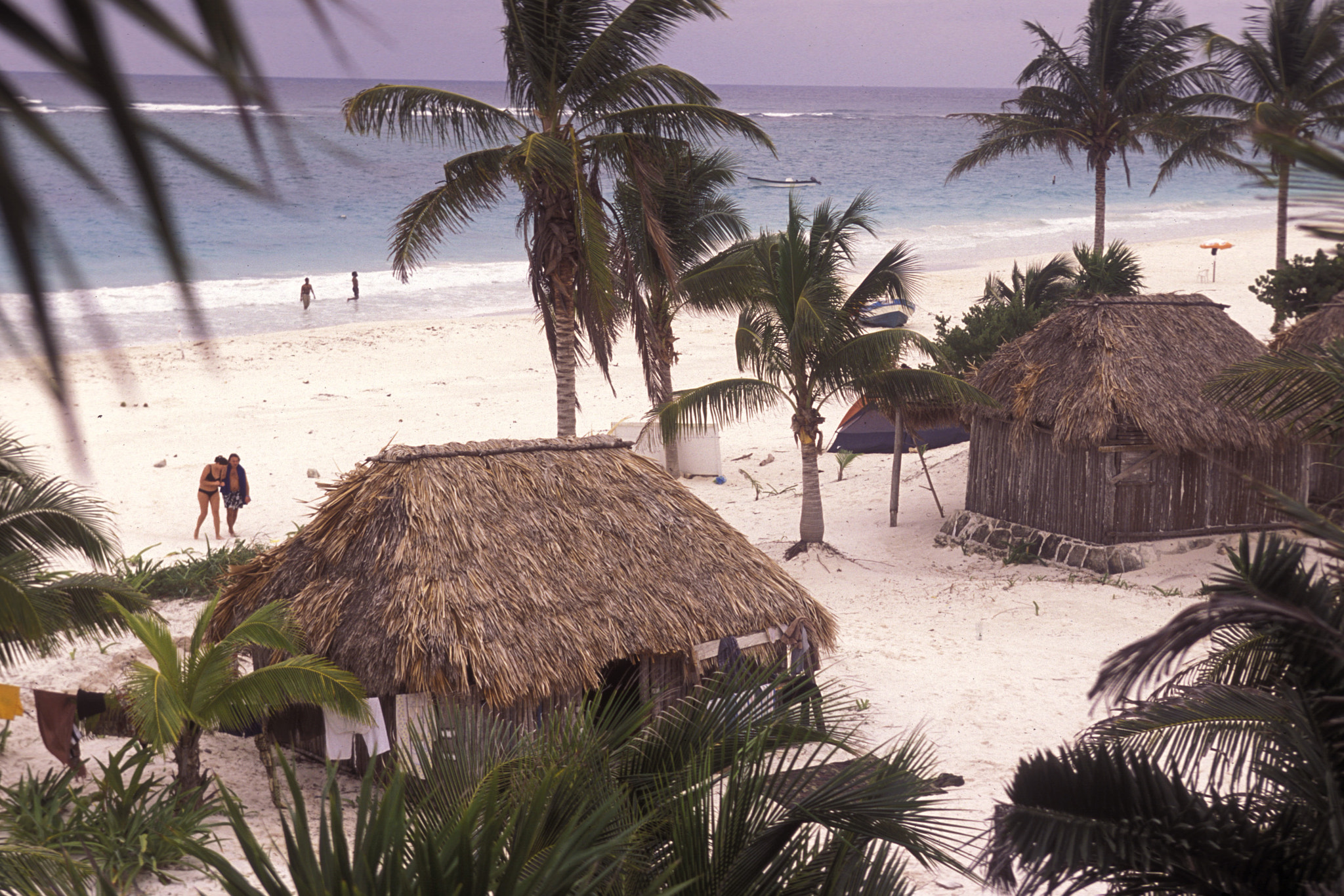 MEXICO YUCATAN TULUM BUNGALOW HOTEL