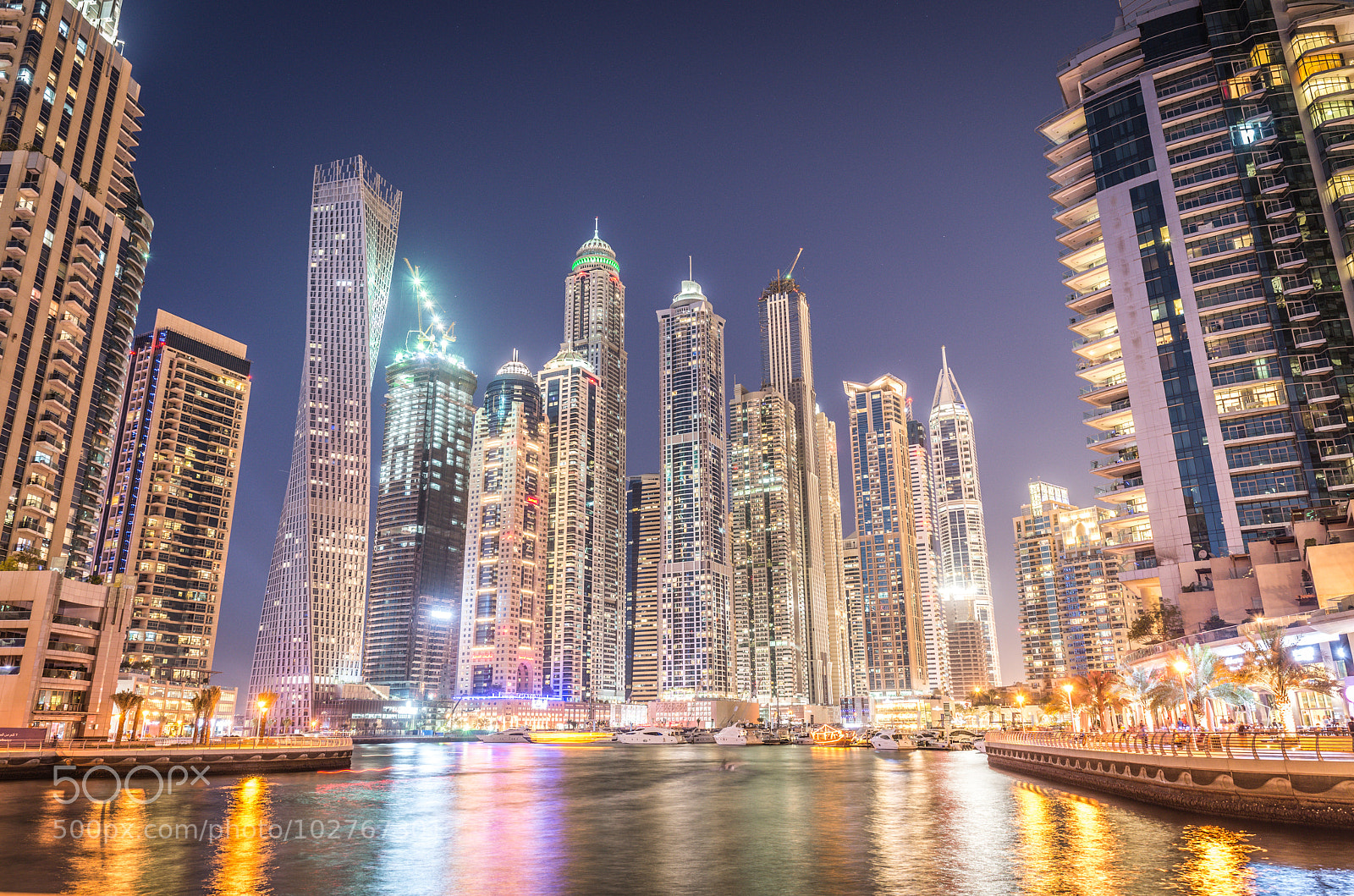 Nikon D610 sample photo. Dubai marina photography