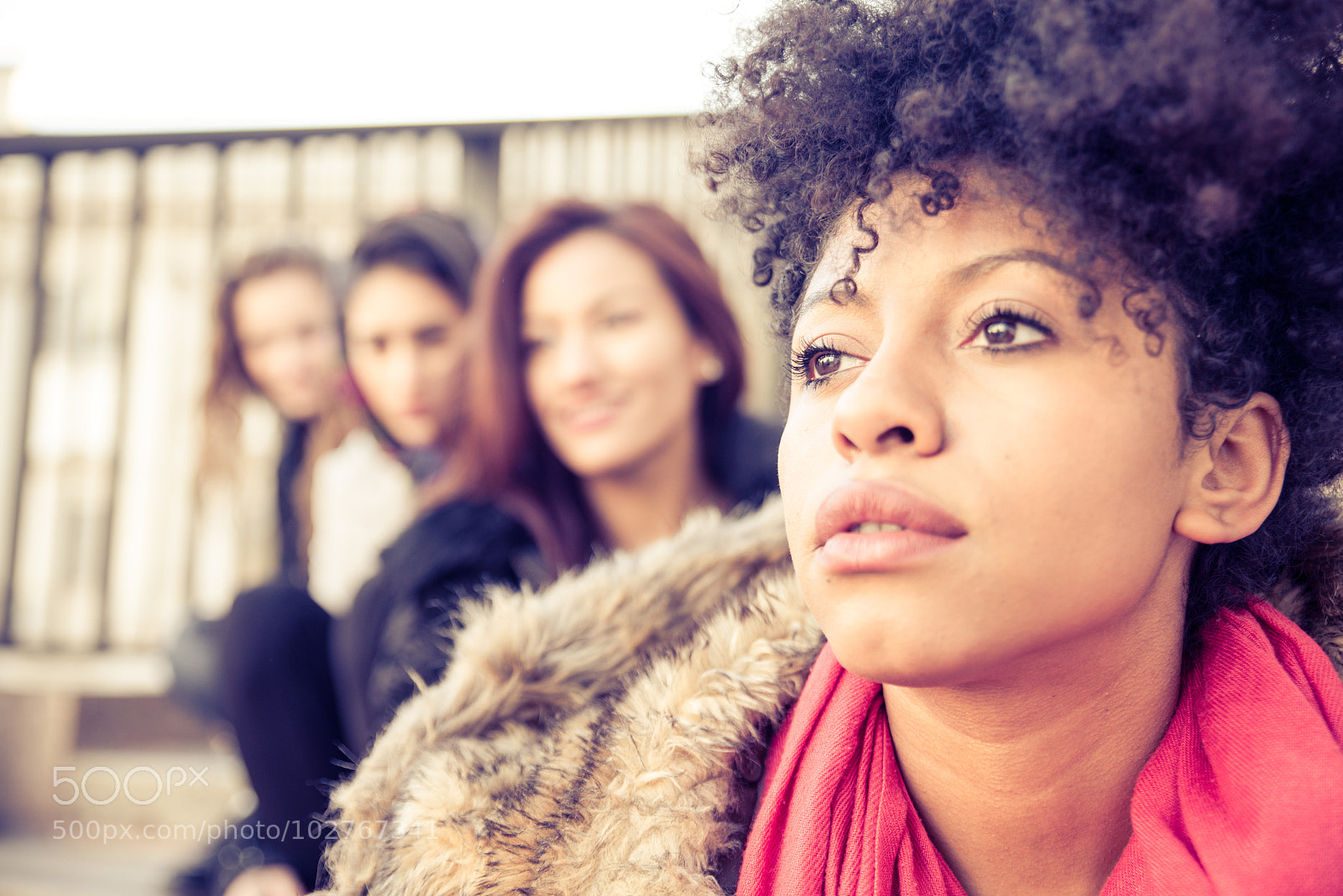 Nikon D610 sample photo. Four young beautiful girls photography