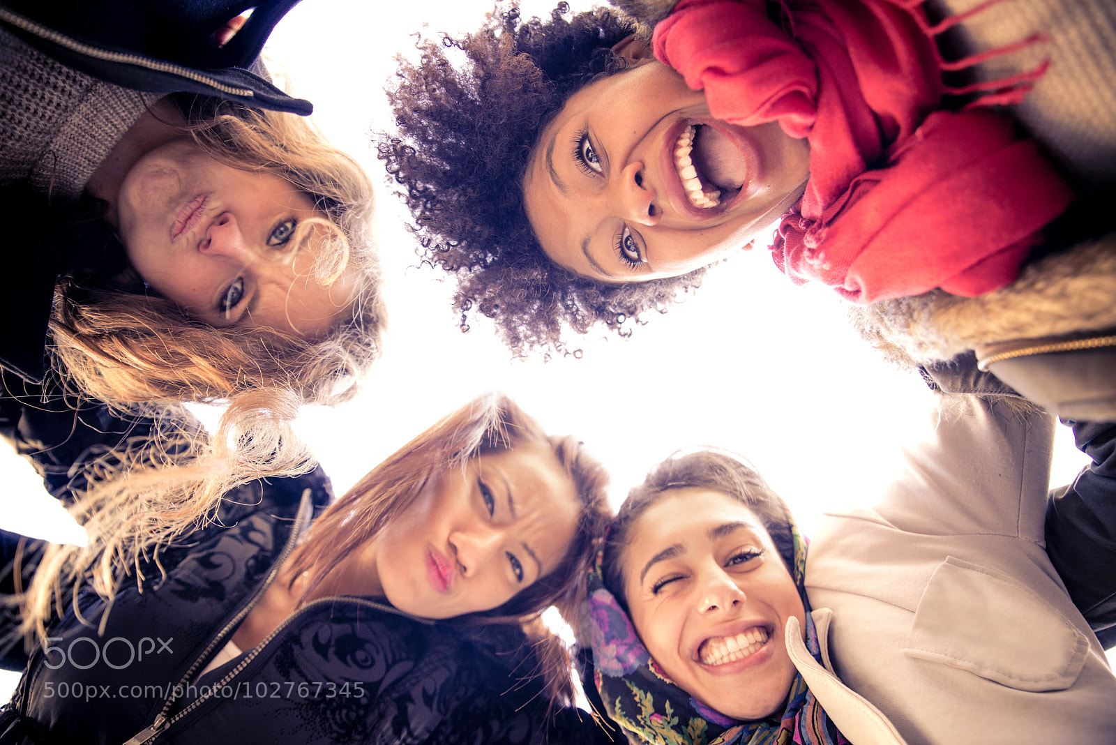 Nikon D610 sample photo. Four young beautiful girls photography