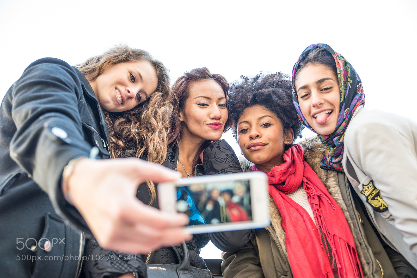 Nikon D610 sample photo. Multiracial group of friends photography