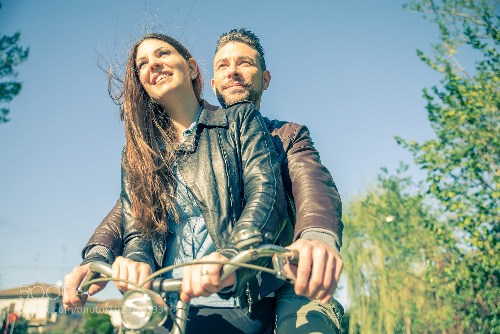 Nikon D610 sample photo. Couple riding on bikes photography