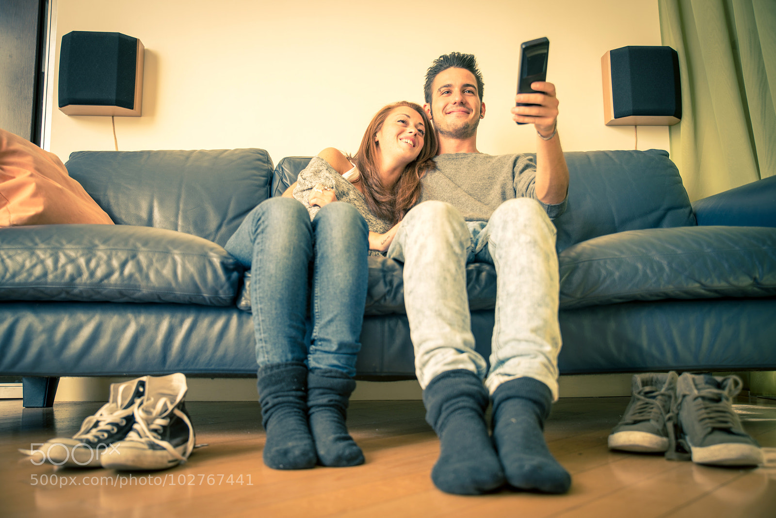Nikon D610 sample photo. Couple of lovers watching photography