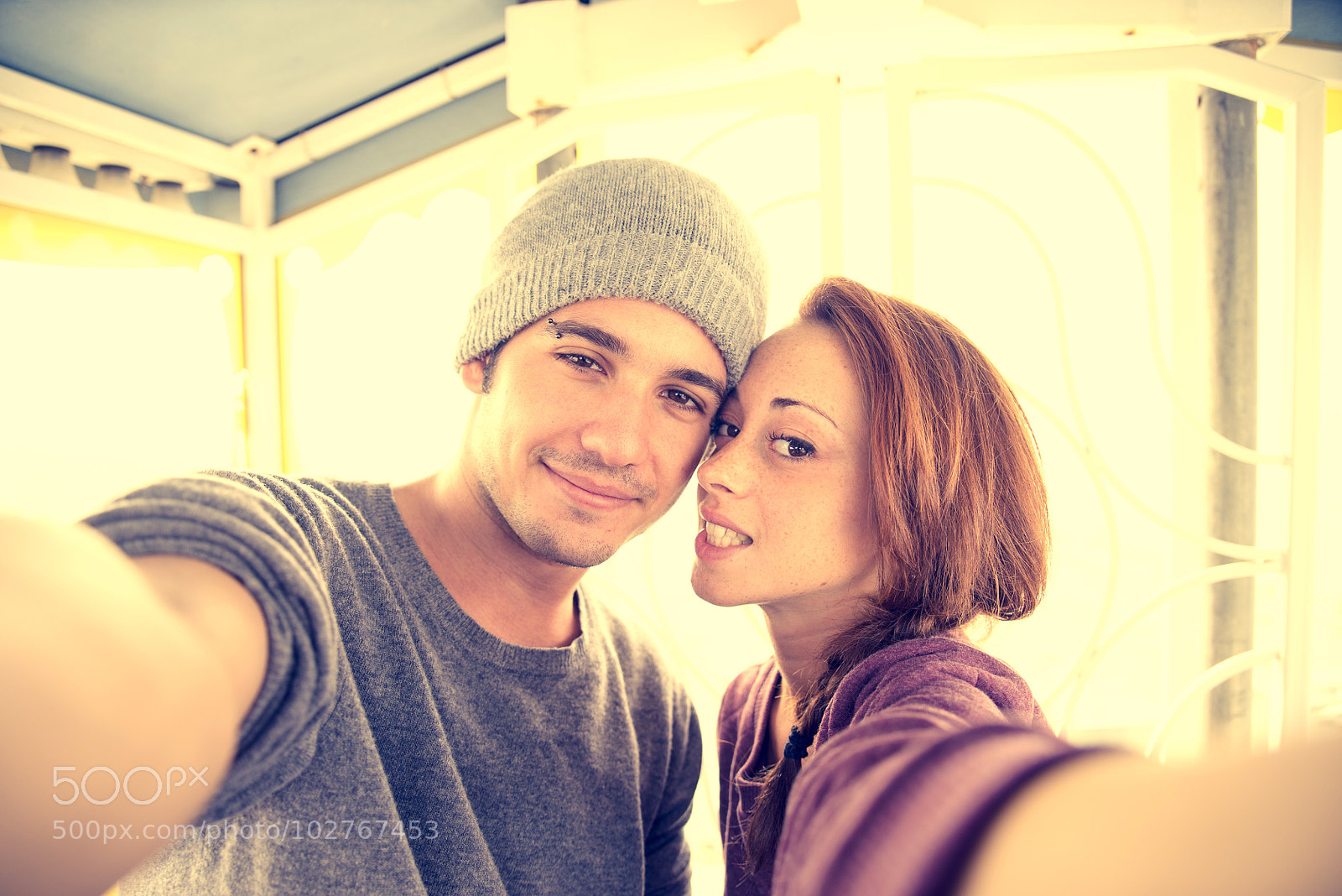 Nikon D610 sample photo. Couple taking selfie photography
