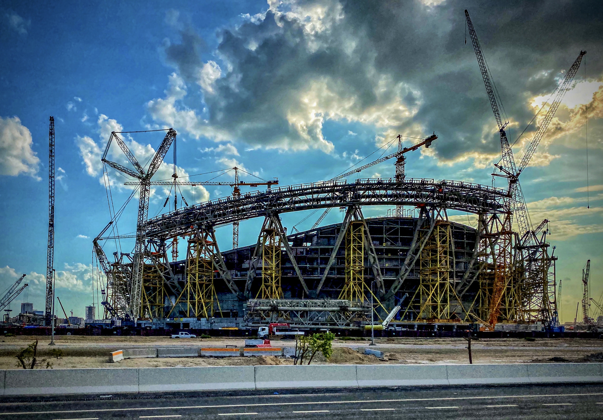 Lusail Stadium Under Construction