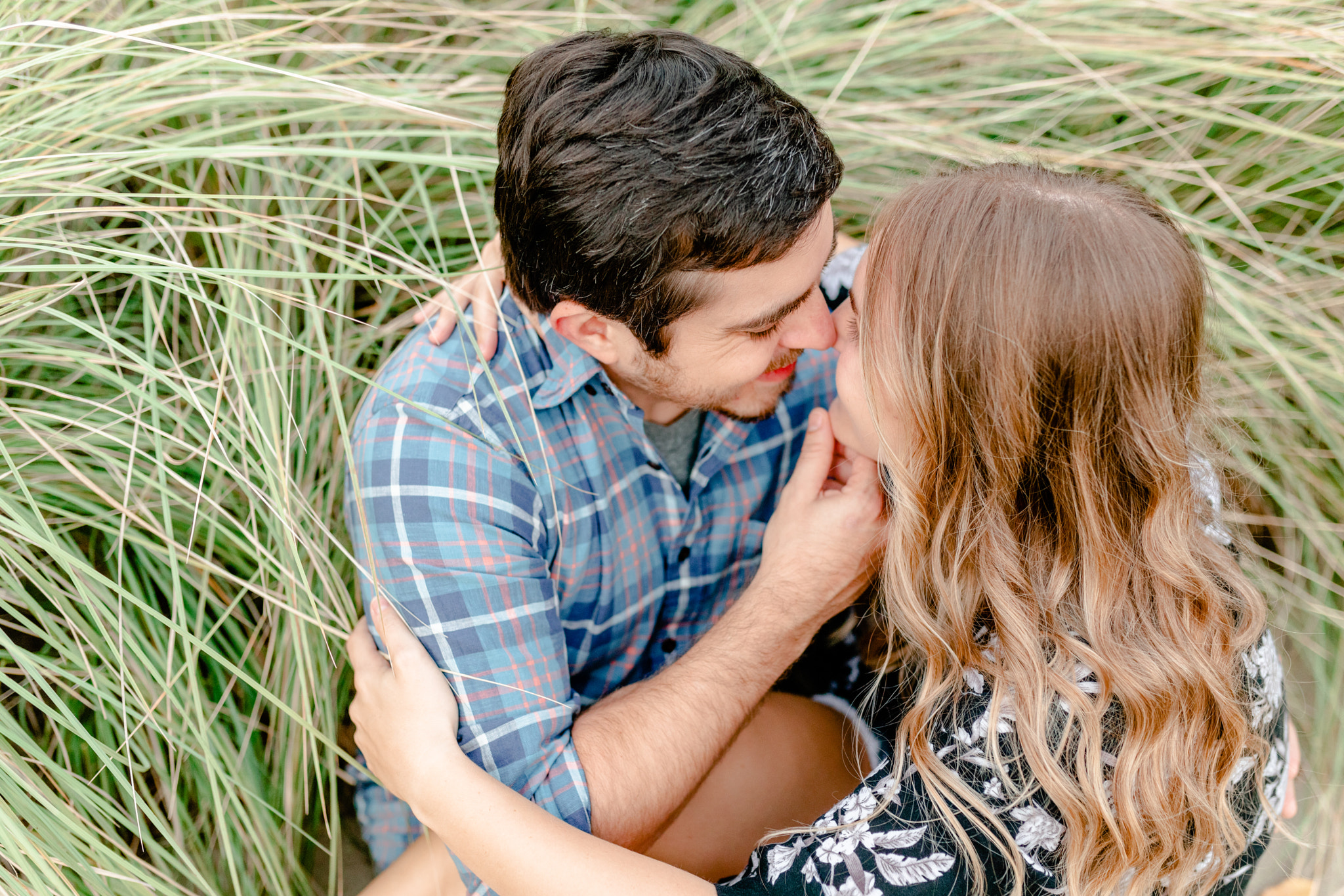 WRAL gardens engagement session