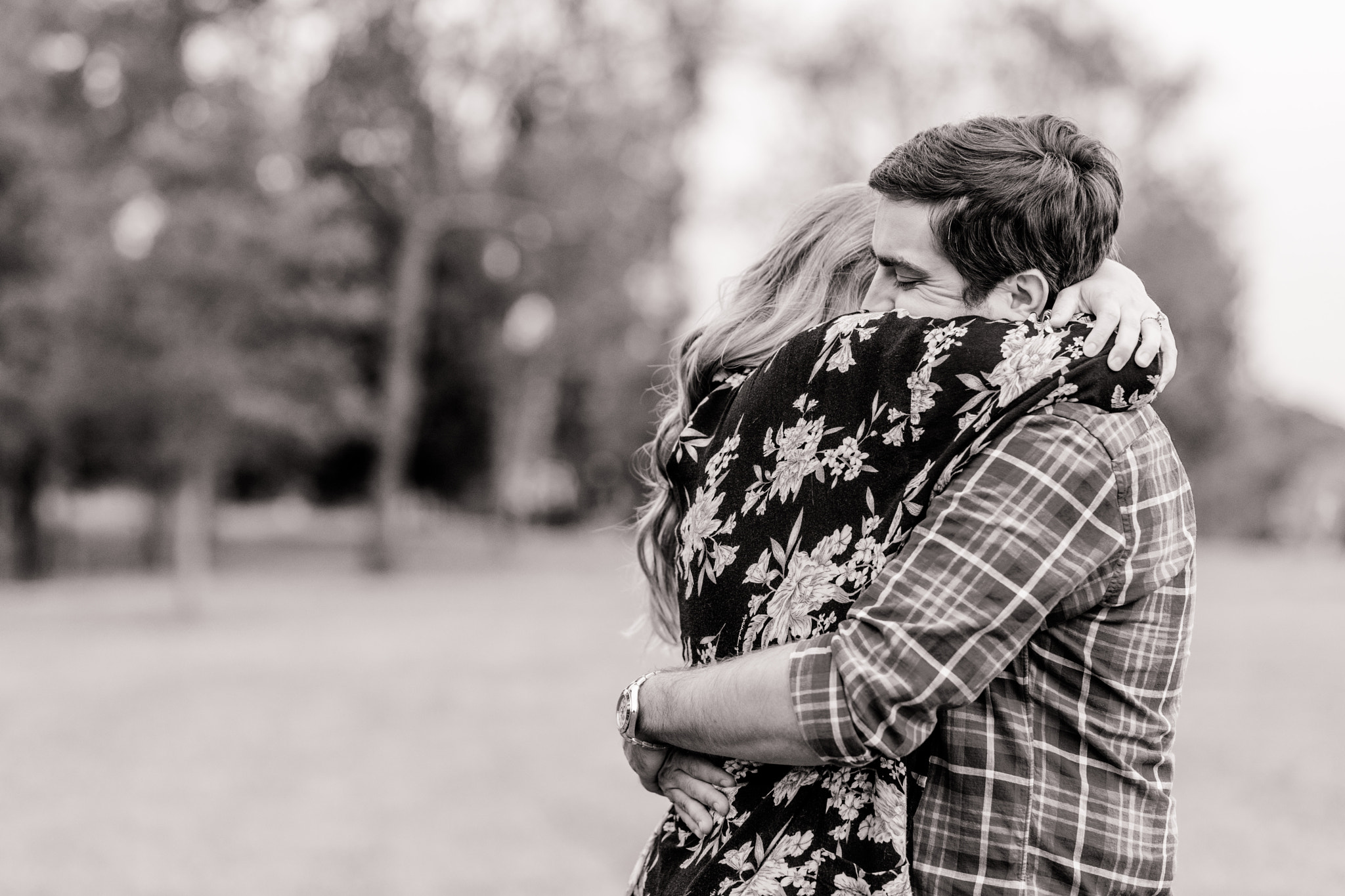 WRAL gardens engagement session