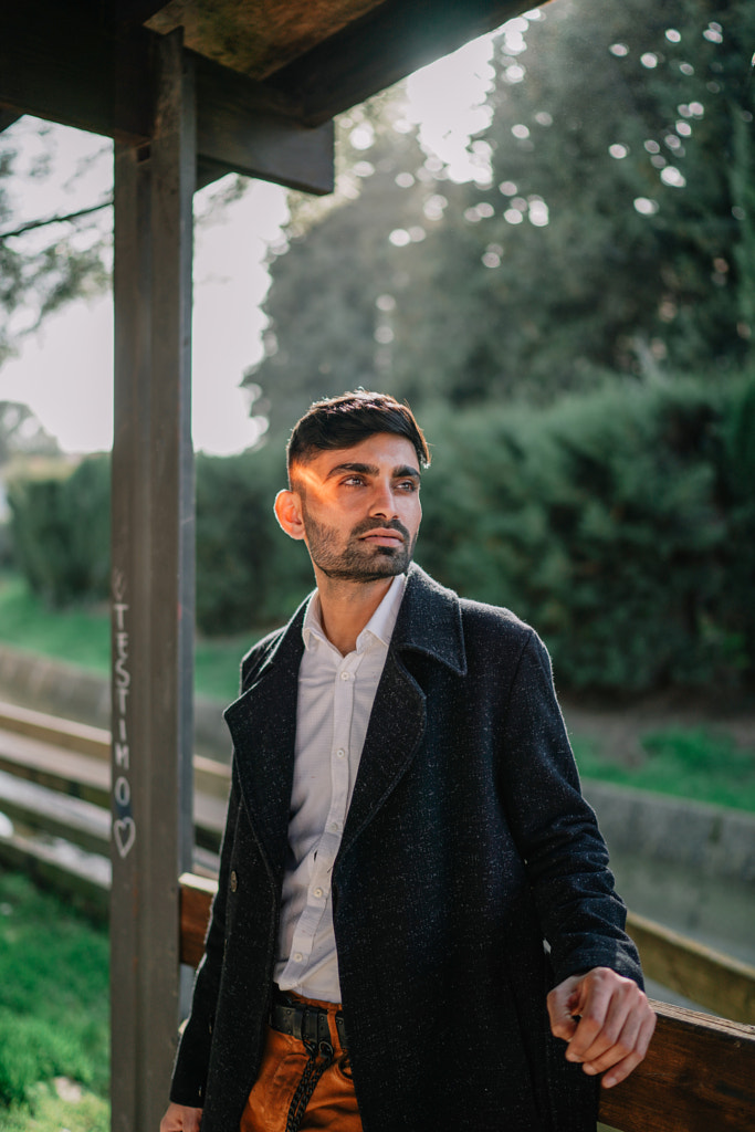 sunlight , evening portrait of man by All Nea on 500px.com