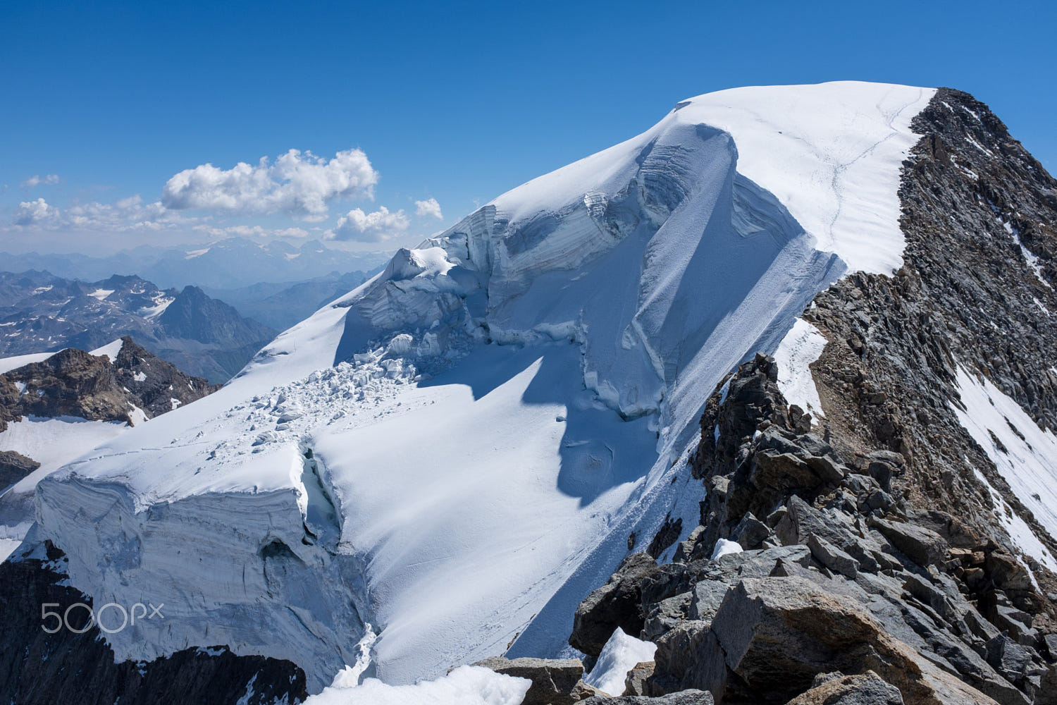 Piz Palü with its Hanging Glacier by Karl Kurzer / 500px