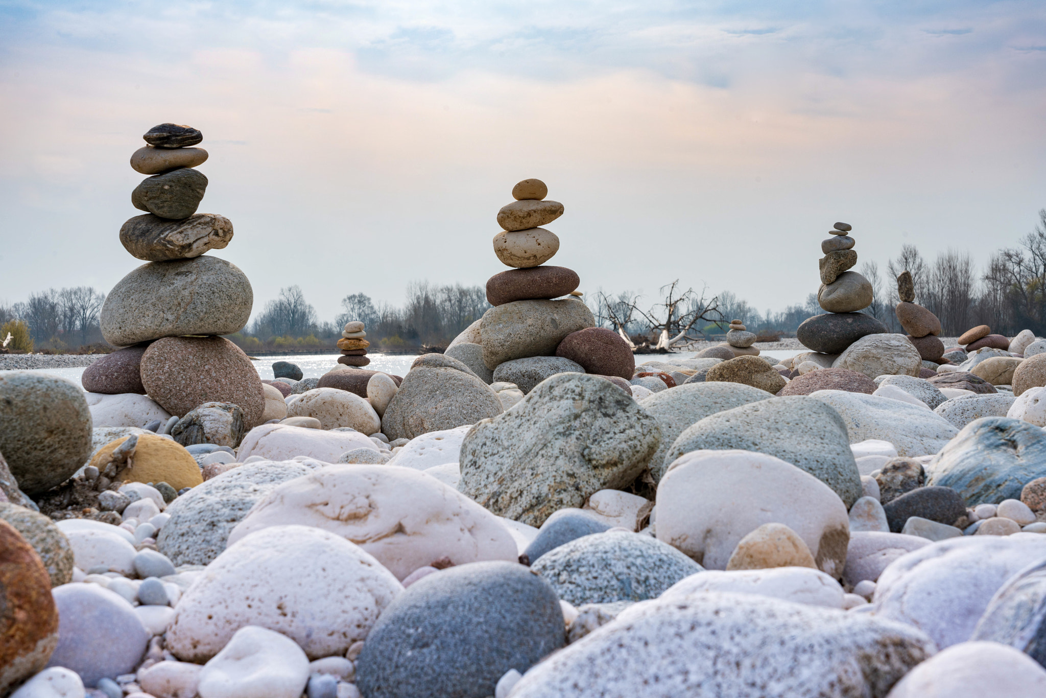 Stone balancing