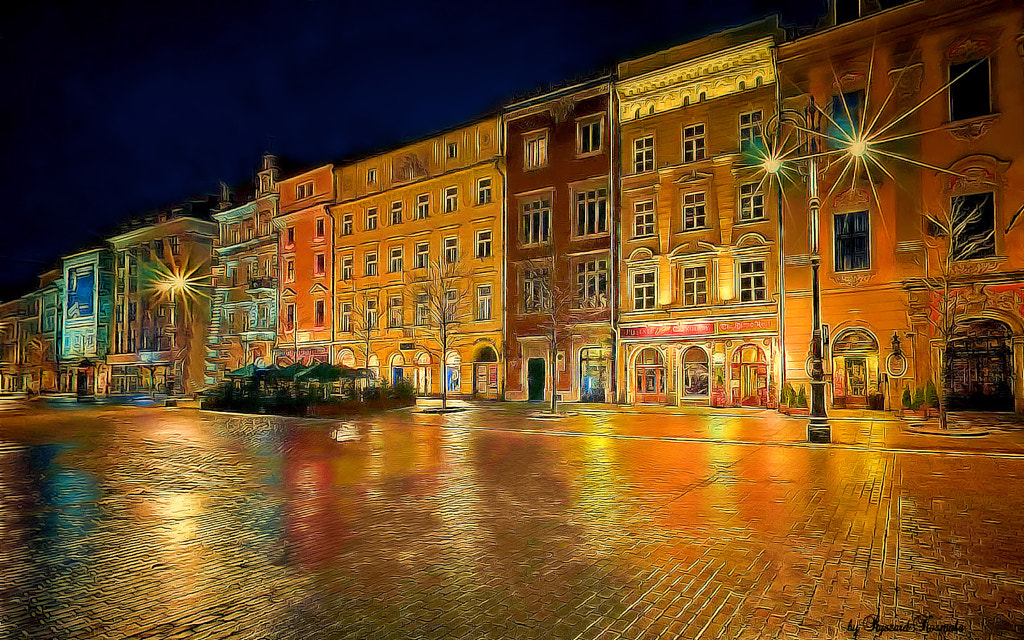 Golden Krakow after rain  by Ryszard Kosmala on 500px.com