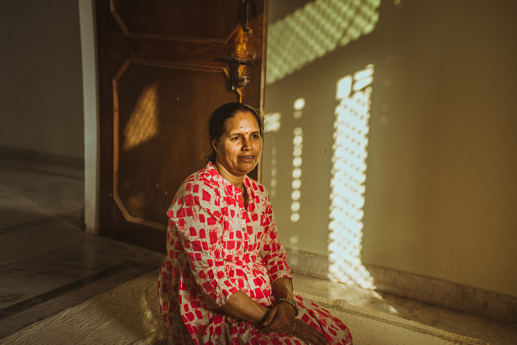 indian woman doing yoga and relaxing by ashvini sihra on 500px.com