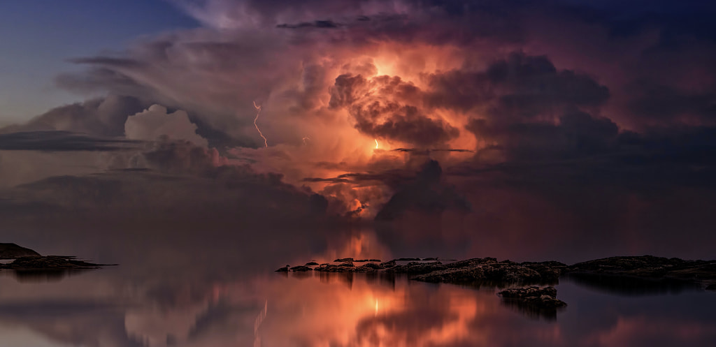 Red Sky in Morning, Sailors Take Warning  by Anthony Tuttle on 500px.com