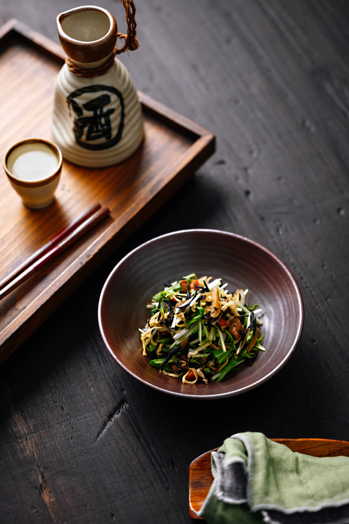 Japanese sake and appetizers by Hidekazu Makiyama on 500px.com