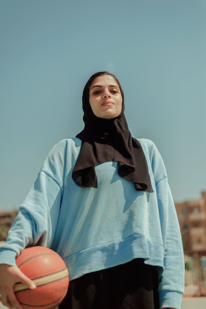 Menna, Basketball player in Egypt  by Eman Mansour on 500px.com