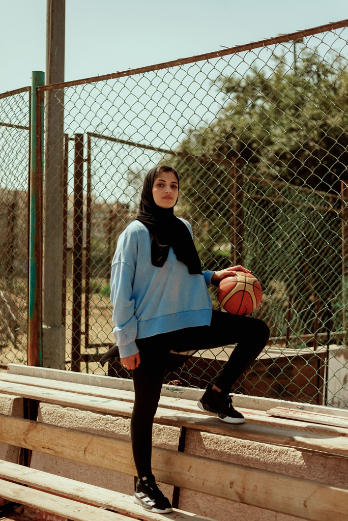 Menna, Basketball player in Egypt  by Eman Mansour on 500px.com