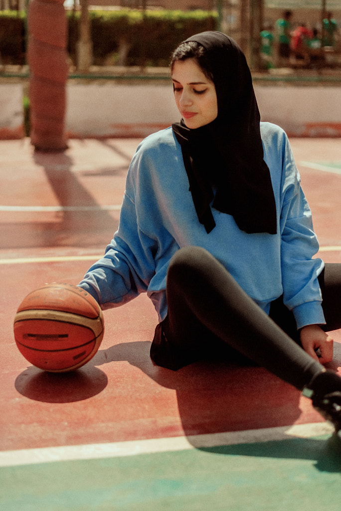 Menna, Basketball player in Egypt  by Eman Mansour on 500px.com