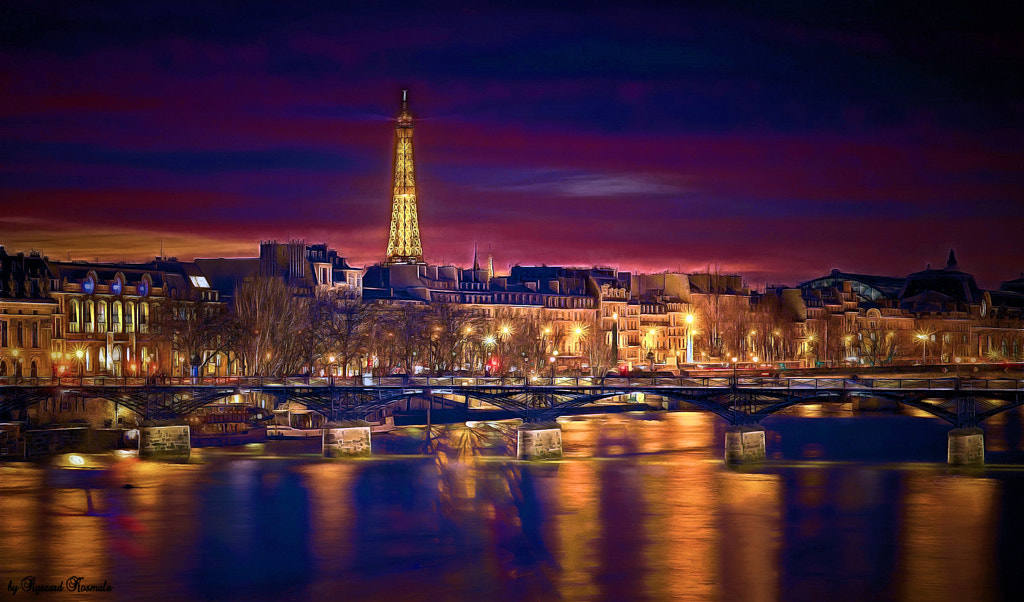 Evening Paris  by Ryszard Kosmala on 500px.com