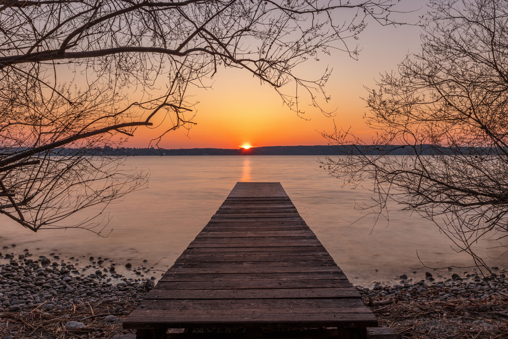 Ammersee at sunset by Rainer Menes on 500px.com