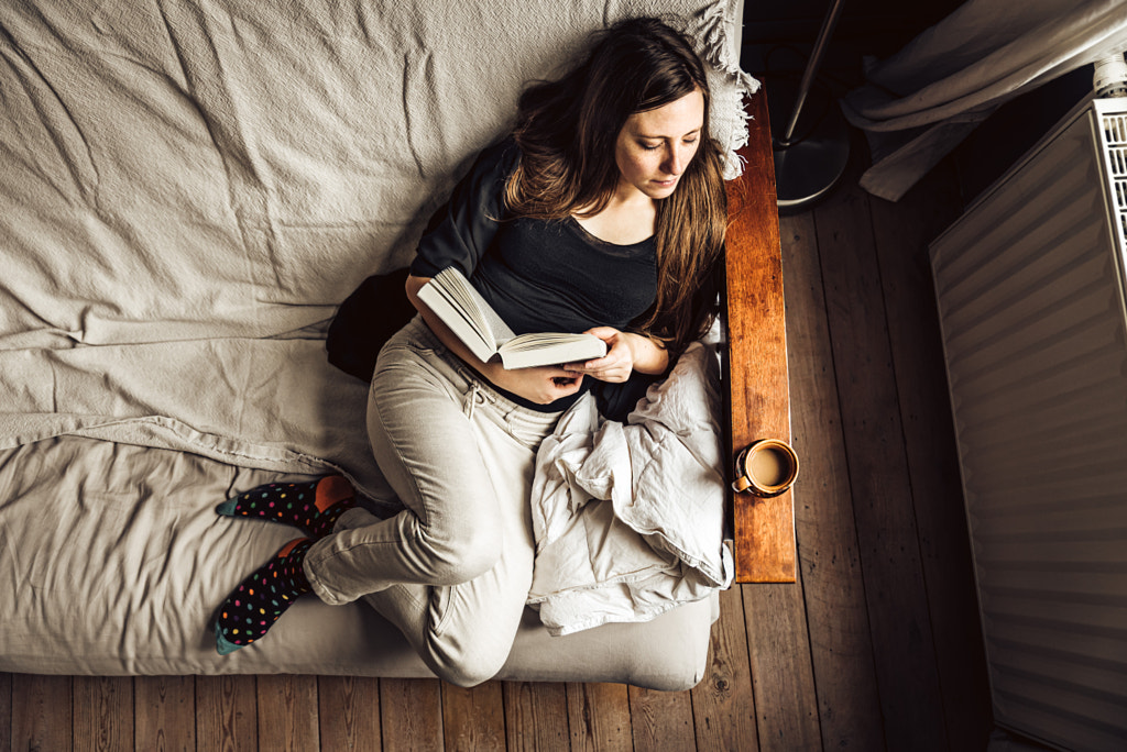  A girl, a book and a coffee ... by Werner Lerooy on 500px.com