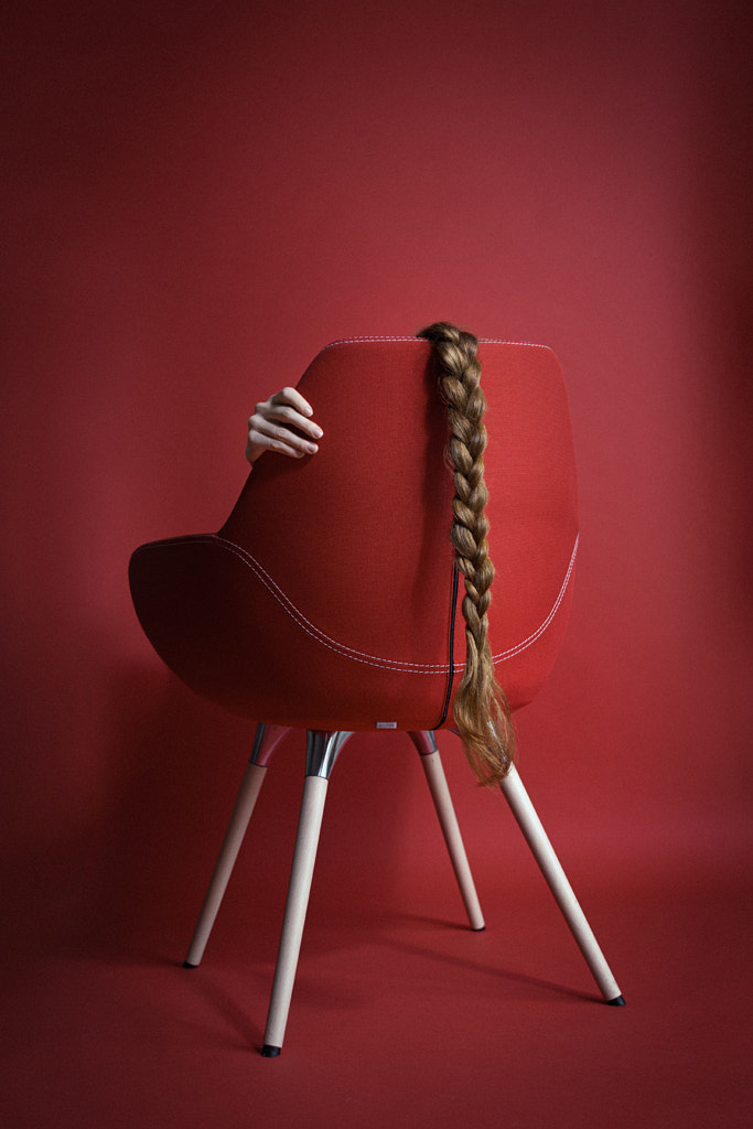 red chair by Dorota Górecka on 500px.com