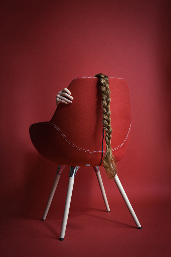 red chair  by Dorota Górecka on 500px.com
