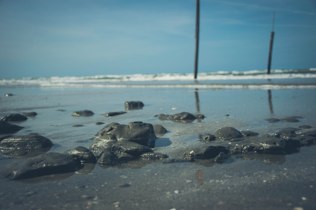 The Stone and The Beach by L's  on 500px.com