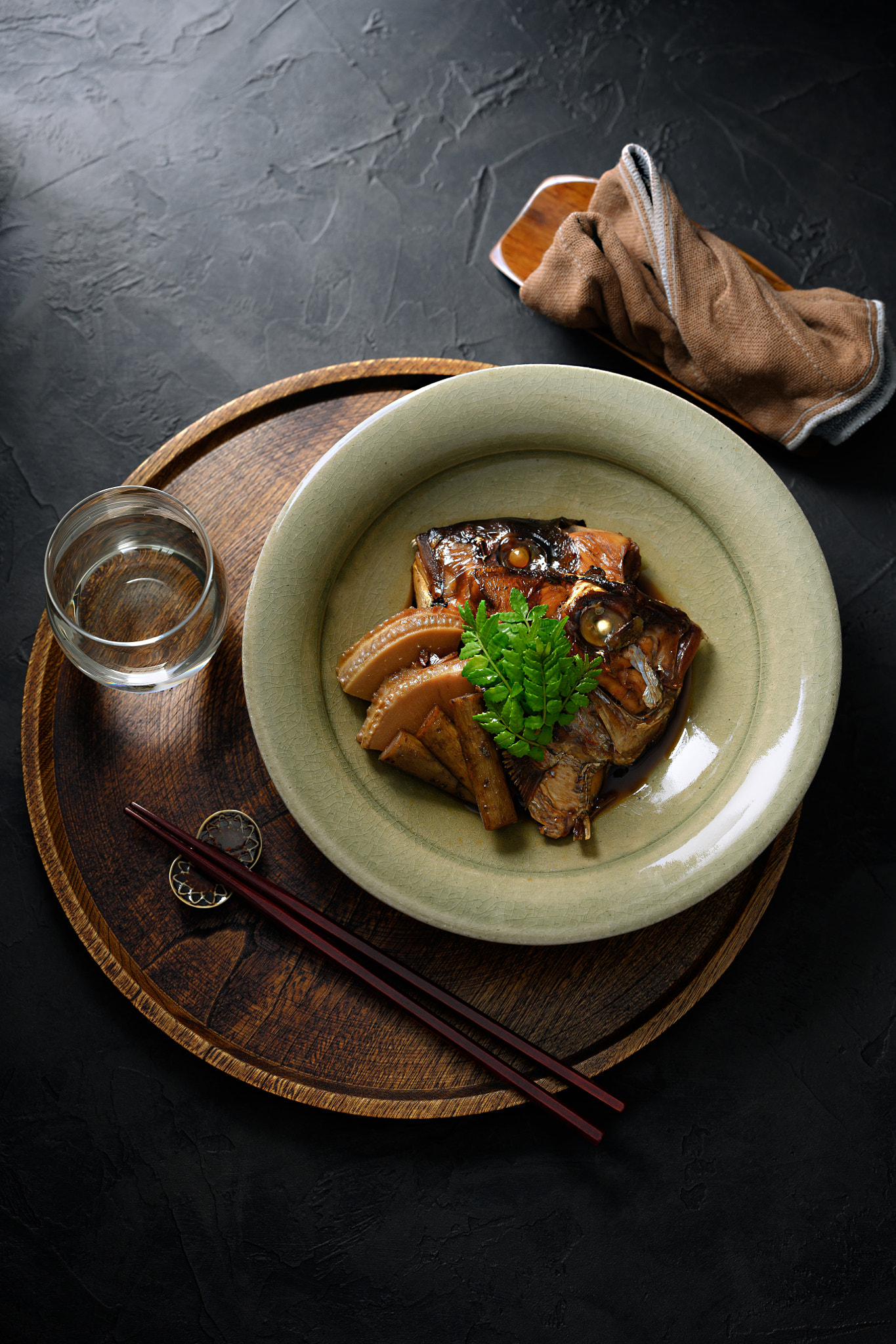 Simmered Head of Sea Bream