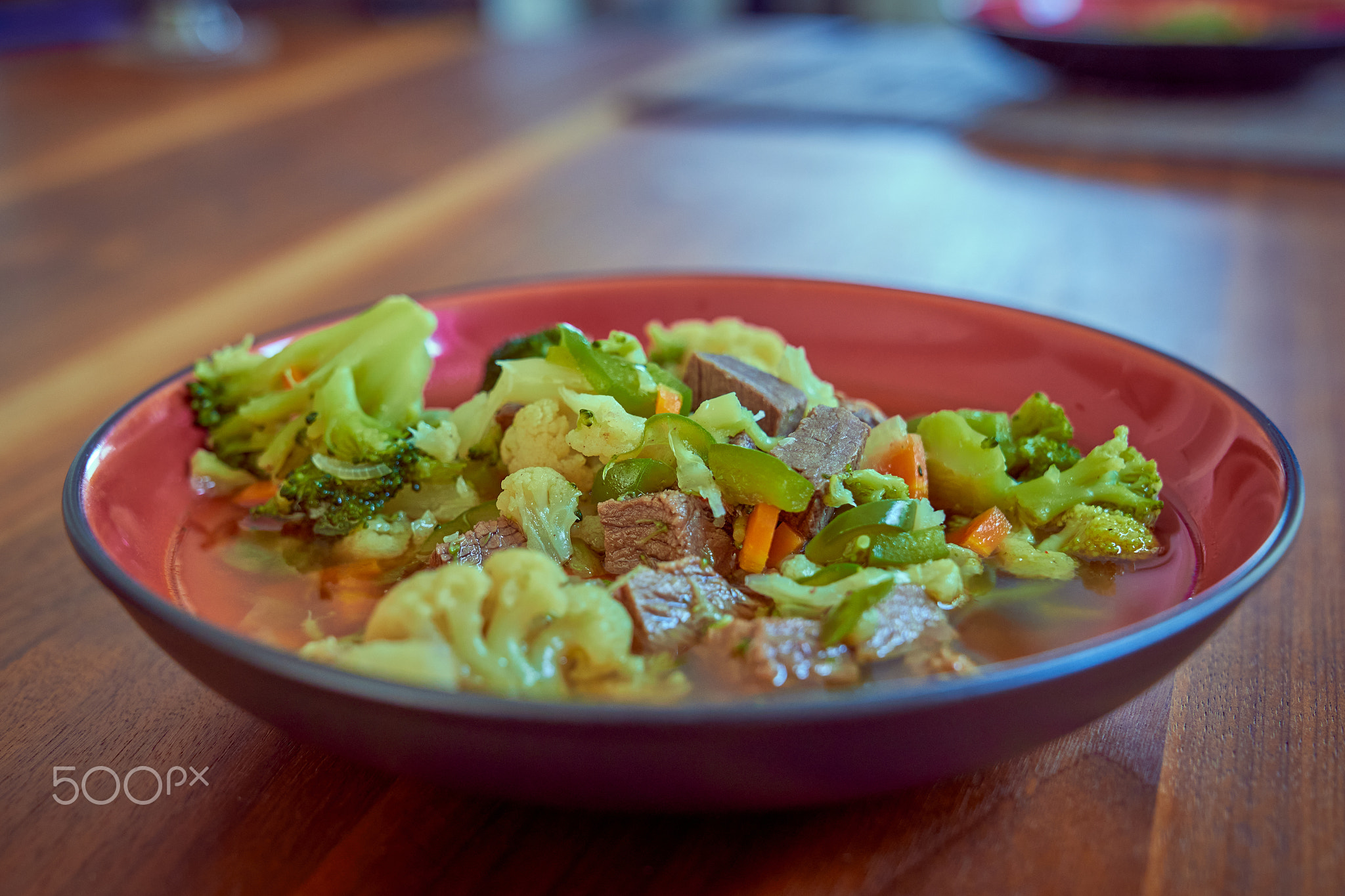 Beef (boiled fillet) in a vegetable soup